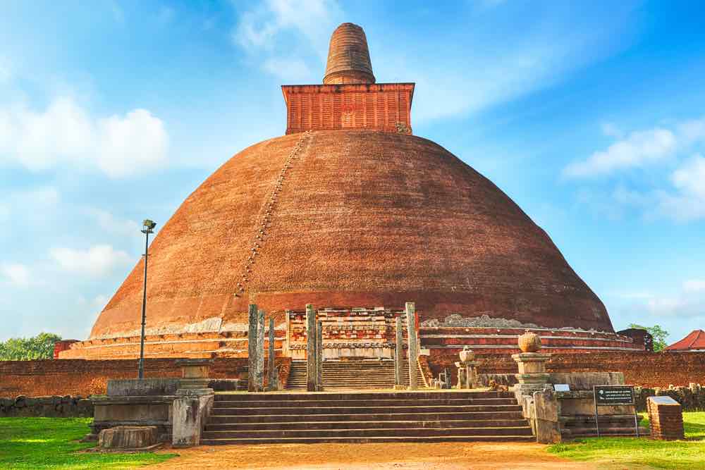 De grote Anuradhapura Tempel